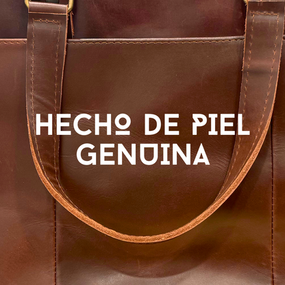 Maletín De Piel Para Hombre Color Caramel